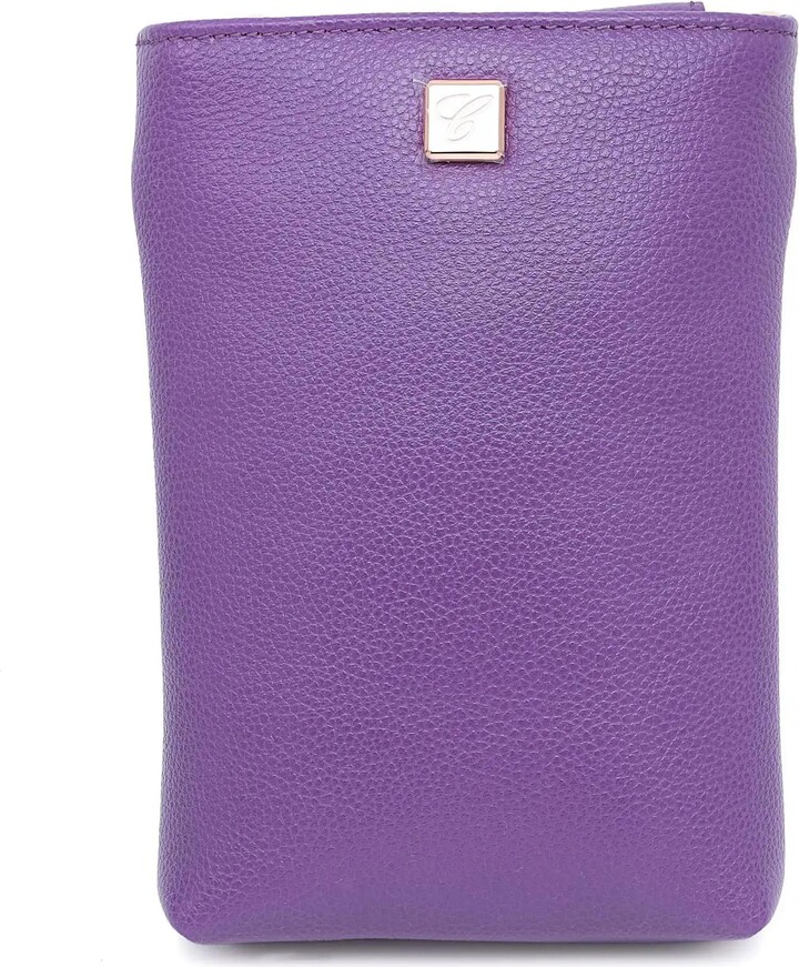 Chopard Ice Cube Purple Grained Leather Mini Bag 95000-1147