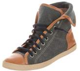 Thumbnail for your product : Chloé Cap Toe High-Top Sneakers