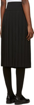 Thumbnail for your product : Yohji Yamamoto Black Wool Pleated Skirt