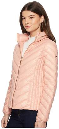 MICHAEL Michael Kors Zip Front Stand Collar Packable M823044F Women's Coat