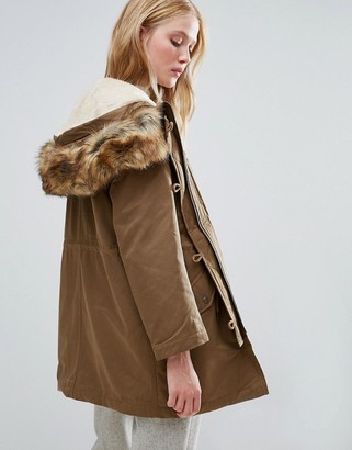 Parka London Alexia 3-In-1 Parka With Wearable Bomber Jacket Lining
