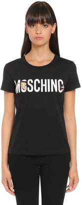 Moschino Slim Betty Boop Cotton Jersey T-Shirt