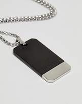Thumbnail for your product : Tommy Hilfiger logo dogtag necklace
