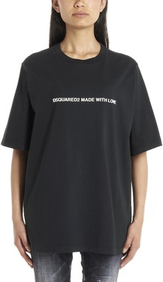 DSQUARED2 Made With Love Print Crewneck T-Shirt