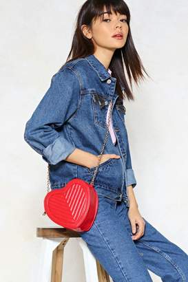 Nasty Gal WANT Down to a Fine Heart Crossbody Bag