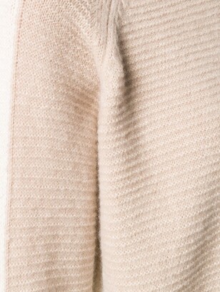 Cashmere In Love contrast side panel Morgan sweater