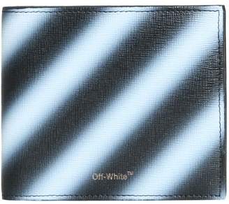 Off-White Diagonal Spray Leather Wallet
