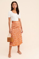 Thumbnail for your product : SALTWATER LUXE Terra Cotta Midi Skirt