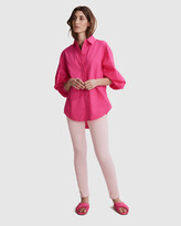 Thumbnail for your product : Country Road Women's Pink Straight - Sateen Jean - Size One Size, 12 at The Iconic