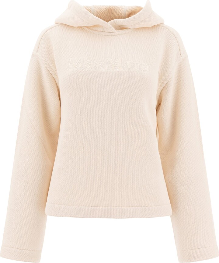 Max Mara Hoodie With Embroidered Logo Sweatshirts