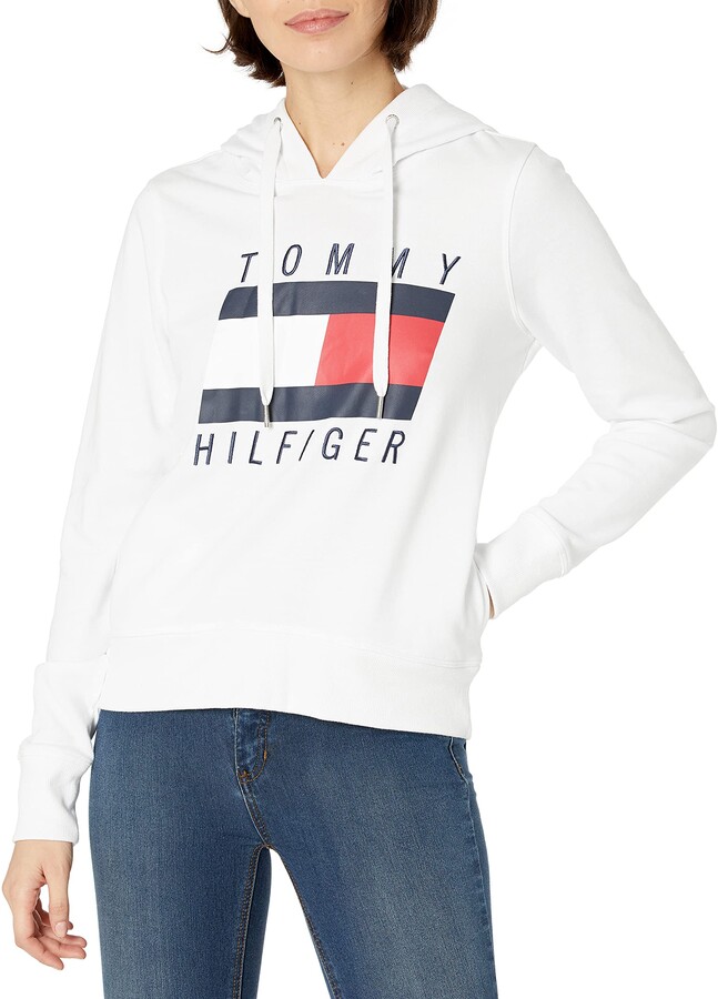 Tommy Hilfiger Women's Classic Logo Sweatshirt - ShopStyle Activewear