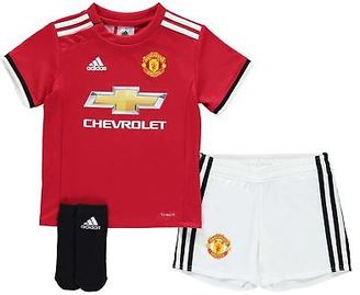 adidas Kids Manchester United Home Mini Kit 2017 2018 Baby Shirt Shorts Socks