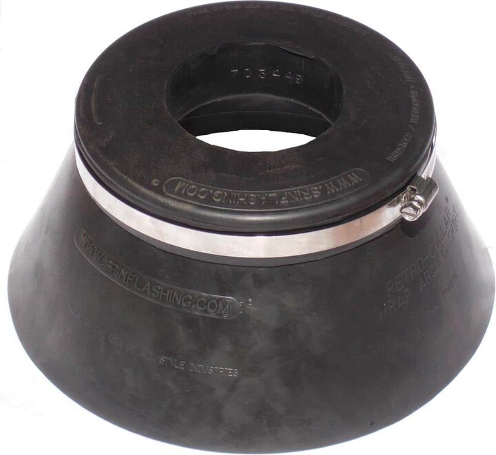 ALL STYLE INDUSTRIES LLC All Style Medium Retro-Split Storm Collar Umbrella Flashing fits Nominal Pipe Size (NPS) 3.50 in. Dia (4.00 in. O.D.)