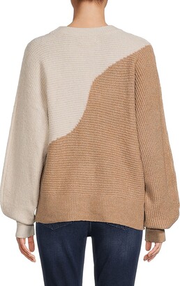 Olive + Oak Colorblock Dolman Sleeve Sweater
