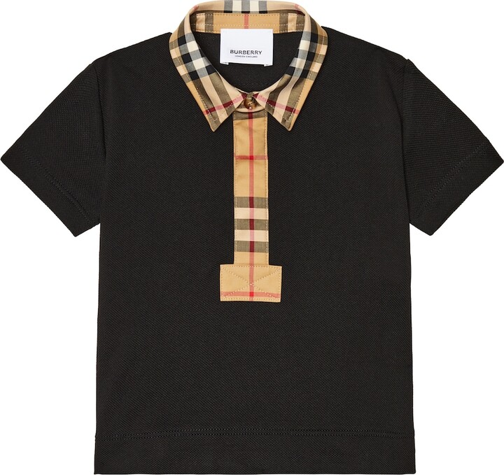 Burberry Children Baby Vintage Check cotton polo shirt