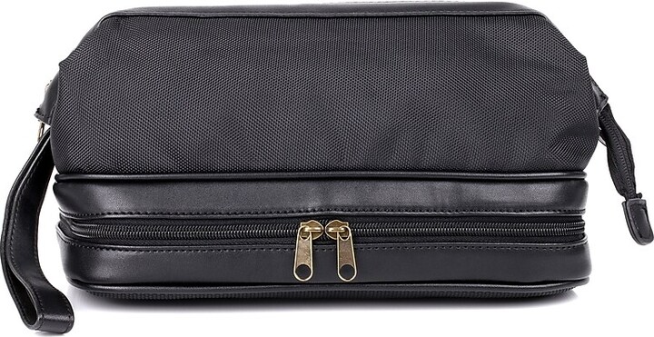 Dopp 11" Nylon Toiletry Bag, Water Resistant, Black (06773.BK)