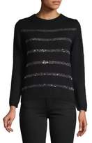 Thumbnail for your product : Max Mara Weekend Pagile Stripe Sequin Sweater