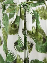 Thumbnail for your product : Melissa Odabash Margo Palm-print Poplin Wrap Dress - White Print