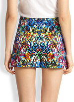 Thumbnail for your product : Milly Tropical-Print Shorts