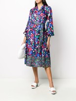 Thumbnail for your product : Stine Goya Wildflowers floral-print wrap dress