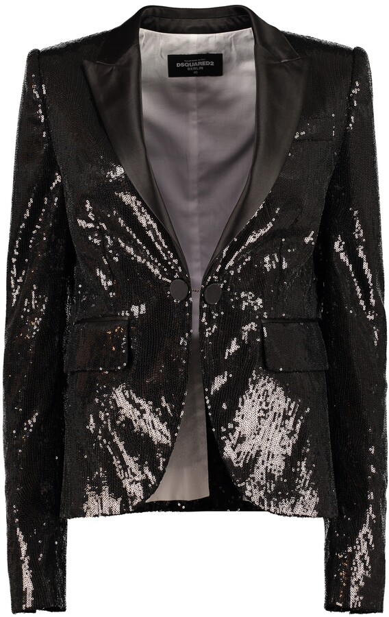 ladies sequin jackets uk