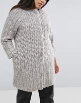 Thumbnail for your product : Elvi Woolen Collarless Coat