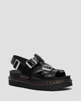 Dr. Martens Terry Ii Leather Strap Sandals - ShopStyle
