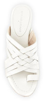 Thumbnail for your product : Donald J Pliner Flore Woven Platform Wedge Sandal, White