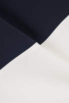 Thumbnail for your product : Max Mara Two-tone Crepe Dress - Navy
