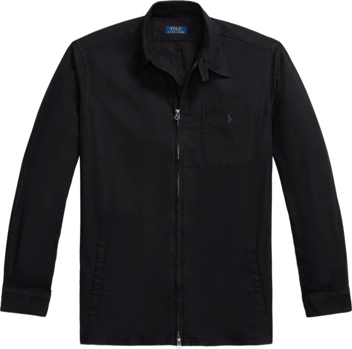 Polo Ralph Lauren Zip-Front Long-Sleeve Shirt