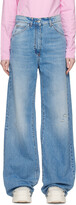 Thumbnail for your product : MSGM Blue Distressed Jeans