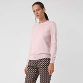 Thumbnail for your product : Burberry Check Elbow Detail Merino Wool Sweater