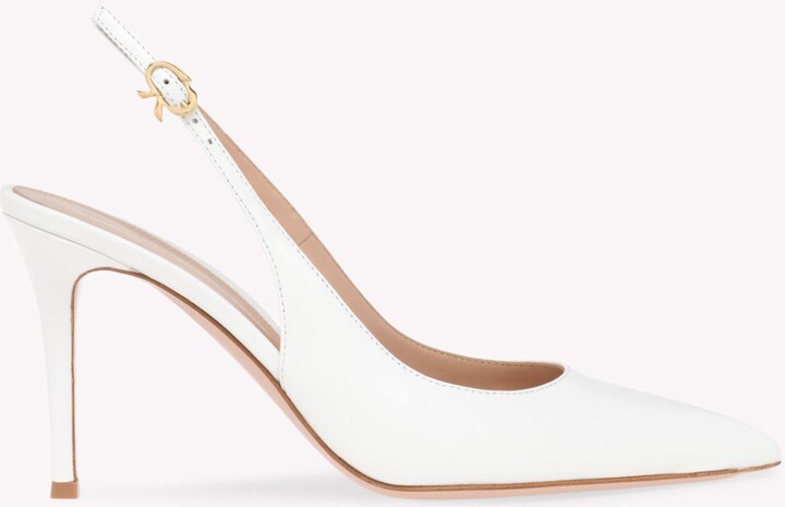 Gianvito Rossi Ribbon Sling 85