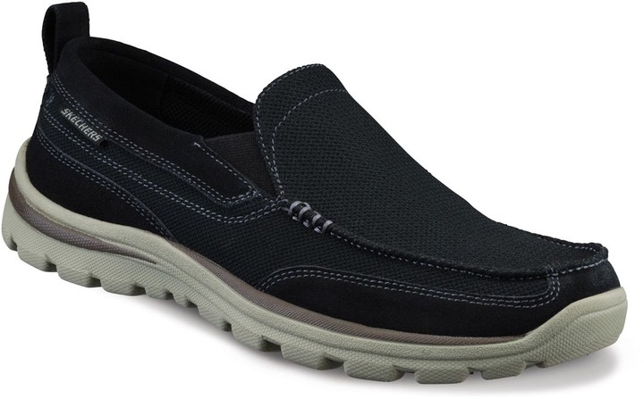 skechers men's relaxed fit superior milford shoes
