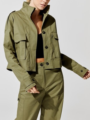 cropped army jacket