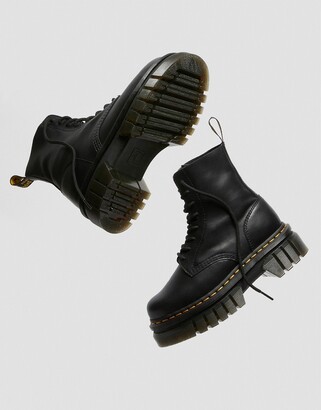 Dr. Martens Audrick 8-Eye Boot with chunky sole in black - ShopStyle