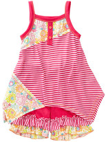 Thumbnail for your product : Freckles + Kitty Sleeveless Stripe Button Tunic & Pant Set (Toddler, Little Girls, & Big Girls)