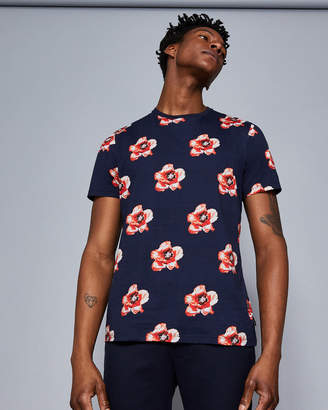 Ted Baker BLUEPOP Flower print cotton T-shirt