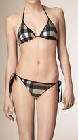 Thumbnail for your product : Burberry Check Triangle Bikini