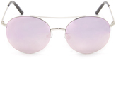 Thumbnail for your product : Matthew Williamson Round Aviator Mirrored Sunglasses