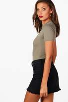 Thumbnail for your product : boohoo Tall Round Neck Bodysuit