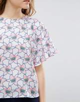 Thumbnail for your product : Traffic People Printed Crop Top
