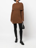 Thumbnail for your product : Alysi Chunky Ribbed-Knit Wool Dress