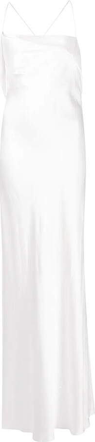 Mason by Michelle Mason Silk Cowl Neck Gown