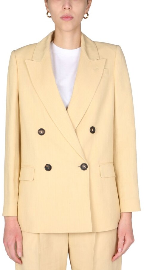 NWT BRUNELLO CUCINELLI Woman's Black Wool Blend Blazer Jacket Size 46/10 $2540