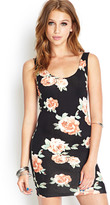 Thumbnail for your product : Forever 21 Rose Print Bodycon Dress