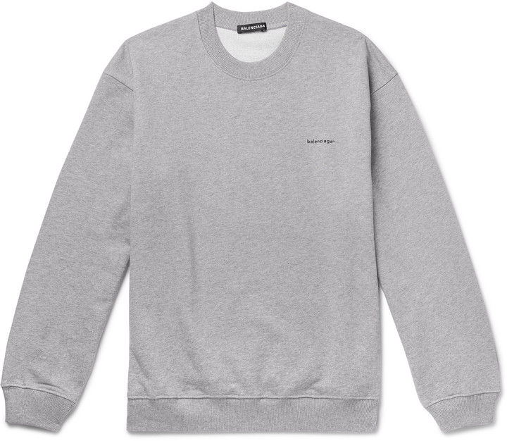 grey balenciaga sweatshirt