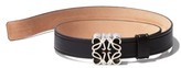 Thumbnail for your product : Loewe Anagram-plaque Leather Bracelet - Black