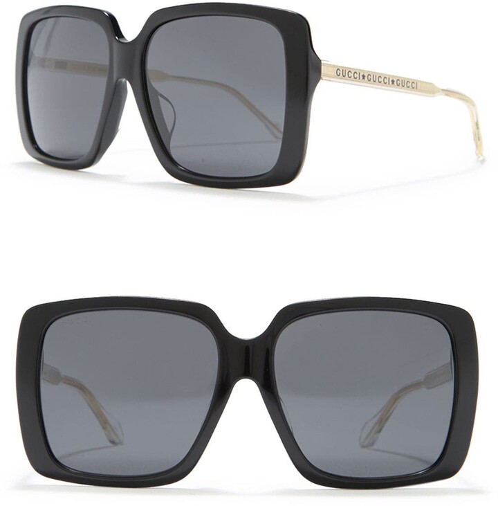 Gucci 58mm Oversized Square Sunglasses - ShopStyle