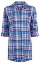 Thumbnail for your product : New Look Teens Blue Check Print Night Shirt